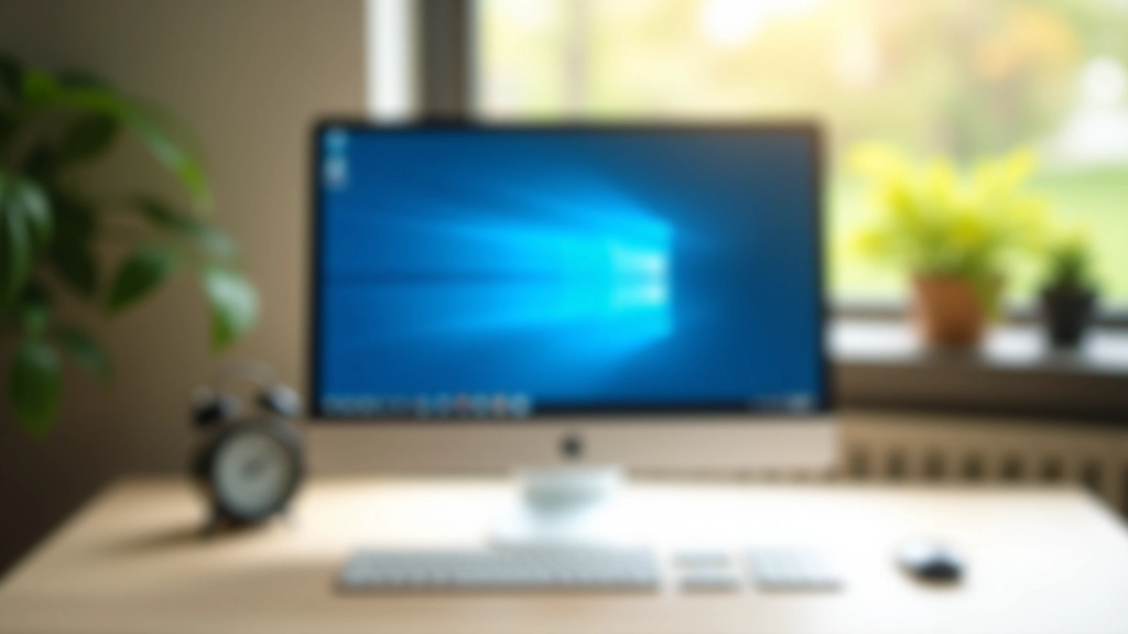 Schermata di desktop Windows con interfaccia pulita