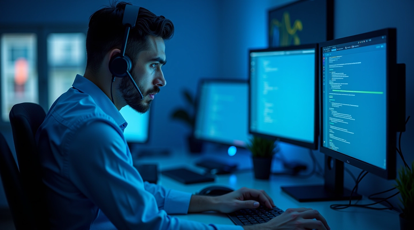 Spazio di lavoro professionale per il supporto remoto